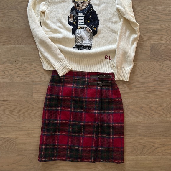 Boden Dresses & Skirts - Boden Red Plaid Midi Skirt